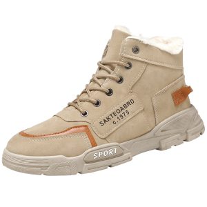 ELEZUN Men Boots for Sport Winter Anti Slip Plush Indoor Warm Cold Proof Snow Boots