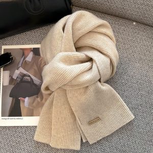 ELEZUN Winter Scarfs Women Mens Long Warm Scarf for Travel Office Warm Cashmere Scarves Neckercheif