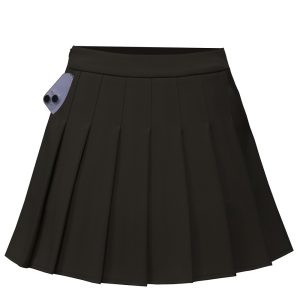 ELEZUN New Skirts for Women Black Short Skirt With Pocket Casual Short Skirts Micro Skirt