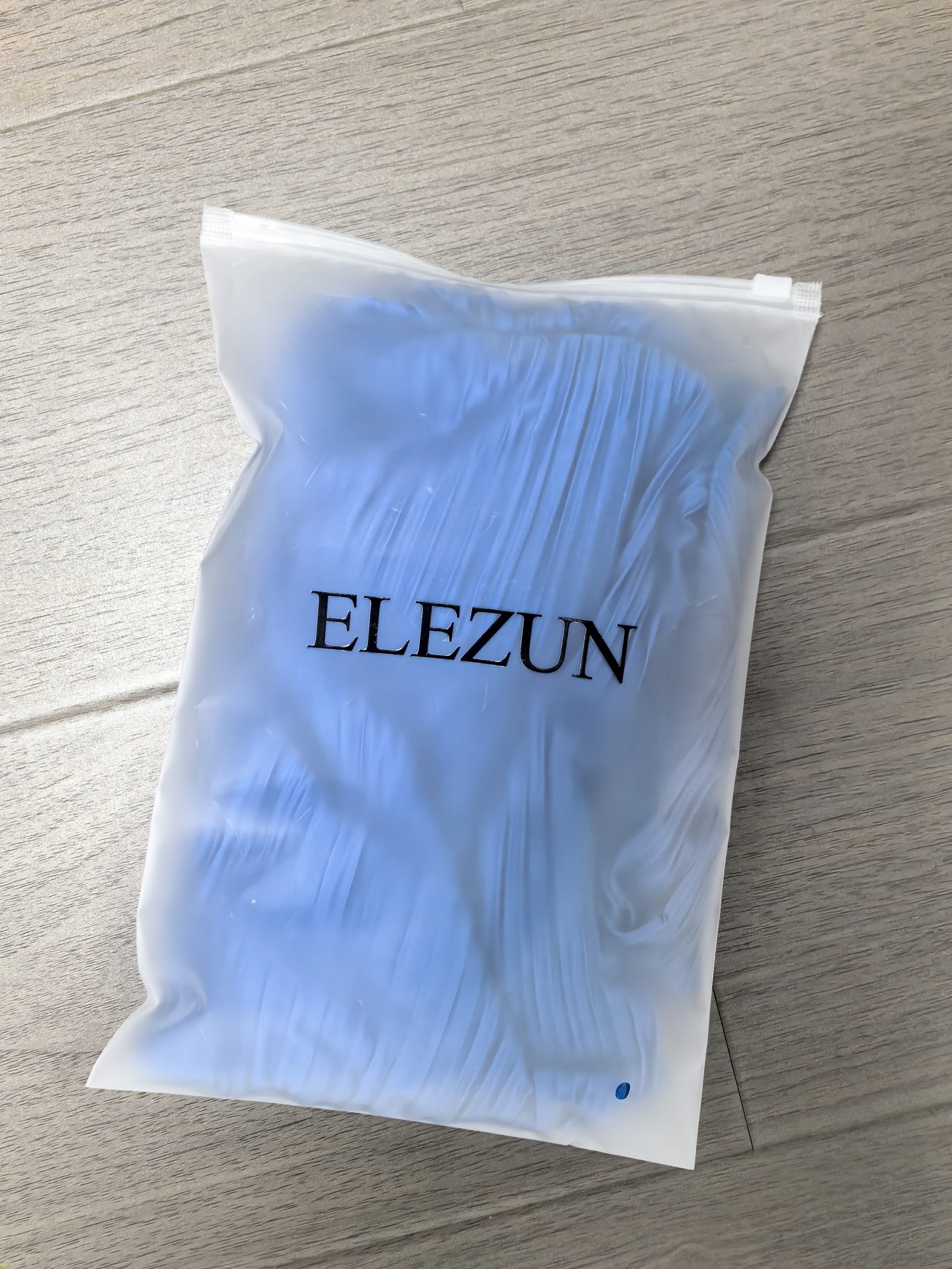 ELEZUN Women's Blue Parkle Dresses Woven Fabric Fitted Style Perfect for Party Spring/fall Wear - Image 5